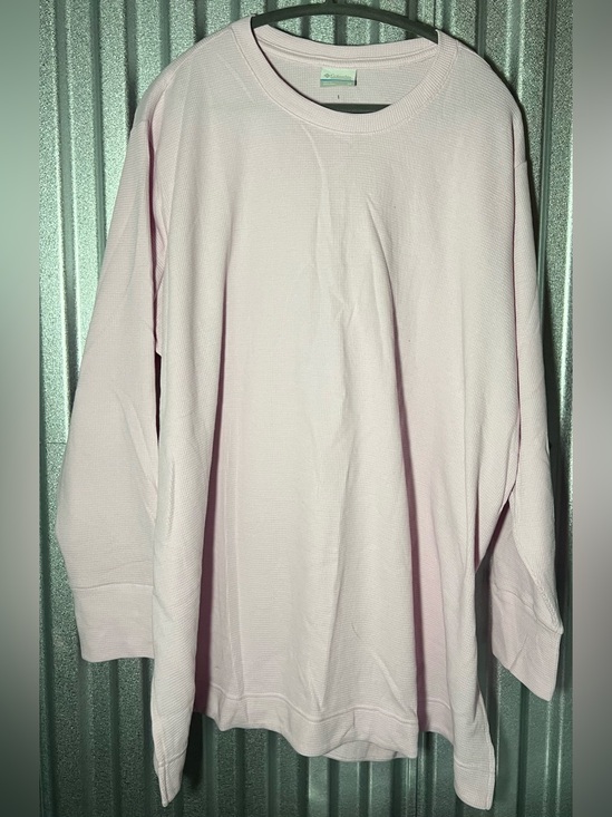 Columbia Tops - Columbia Holly Hideaway Waffle Tunic in Baby Pink 3x NWT